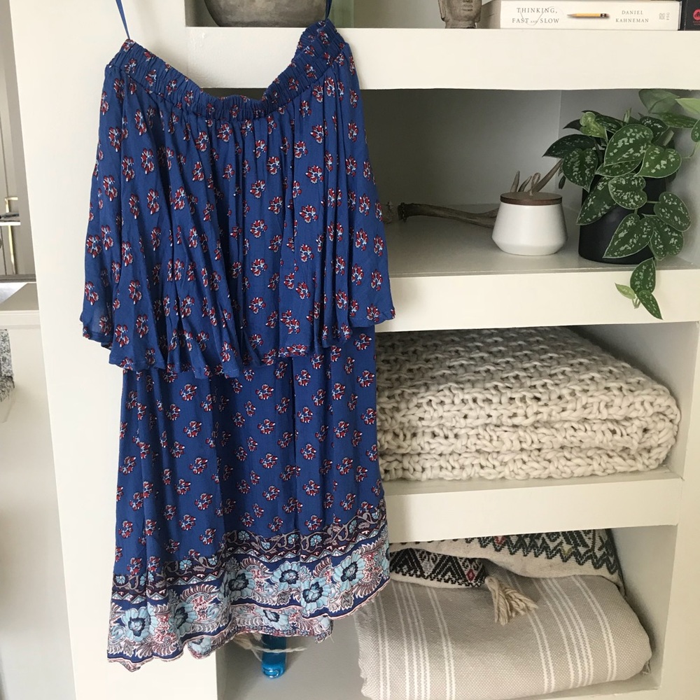 Only worn once Faithfull the brand strapless dress